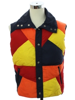 1970's Mens Down Ski Vest