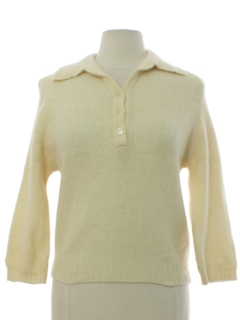 1950's Womens Fab Fifties Angora Fuzzy Sweater