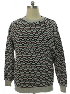 1980's Mens Totally 80s Cosby Style Sweater