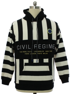 1990's Mens Civil Regime Hiphop Style Sweatshirt