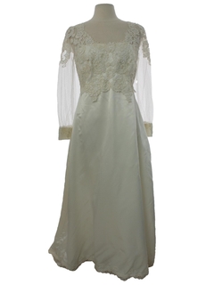 1970's Womens Wedding Dress