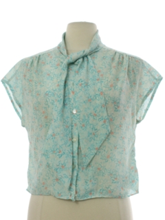 1970's Womens Secretary Style Shirt