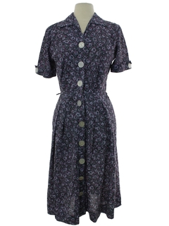 1940's Womens Fab Forties Reproduction Dress