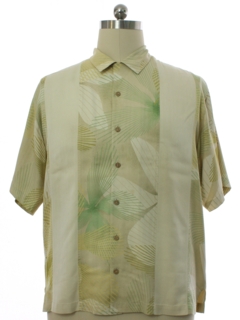 1990's Mens Tommy Bahama Silk Hawaiian Style Shirt