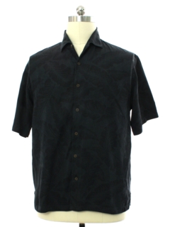 1990's Mens Tommy Bahama Silk Hawaiian Style Sport Shirt