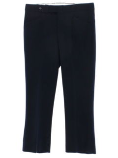 1970's Mens Midnight Blue Leisure Pants