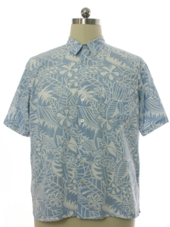 1990's Mens Crisp Cotton Hawaiian Shirt