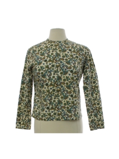 1960's Womens Mod Paisley Shirt