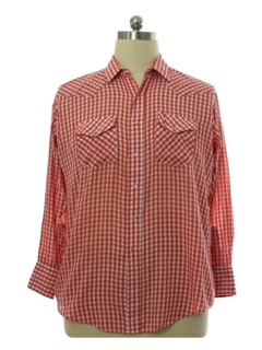 1980's Mens Western Shirt