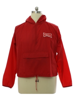 1980's Mens Budweiser Windbreaker Jacket