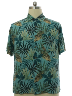 1990's Mens Joe Marlin Rayon Hawaiian Style Sport Shirt