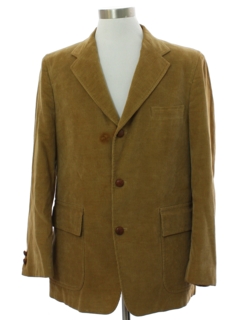 1970's Mens Grunge Corduory Blazer Sport Coat Jacket