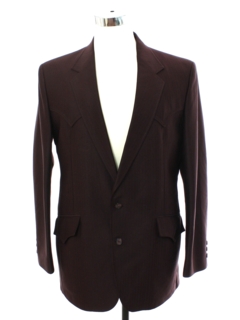 1970's Mens Disco Western Blazer Sport Coat Jacket