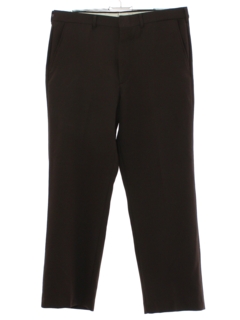 1980's Mens Brown Disco Pants