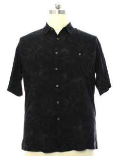 1990's Mens Pierre Cardin Rayon Hawaiian Style Sport Shirt