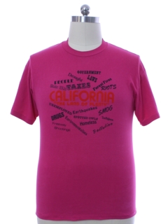 1980's Mens Grunge Single Stitch Tacky California T-Shirt