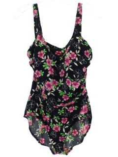 1990's Womens Print Swimsuit