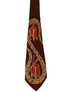 1940's Mens Wide Swing Windmill Necktie