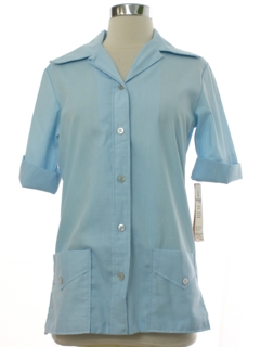 1970's Womens Mod Smock Style Shirt