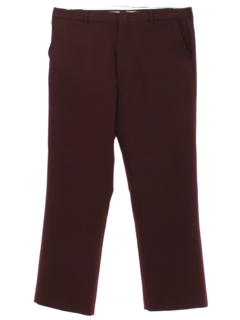 1980's Mens Flat Front Slacks Pants