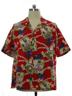 1990's Mens Cotton Hawaiian Shirt