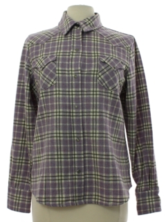 1980's Womens Pendleton Wool Flannel Western Shirt