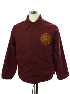 1970's Mens Arizona State Windbreaker Snap Front Jacket