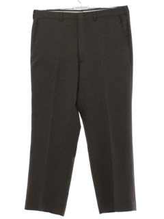 1980's Mens Flat Front Slacks Pants