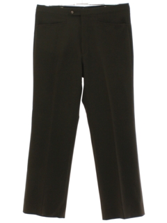 1970's Mens Brown Mod Leisure Pants