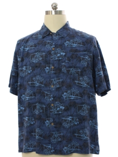 1990's Mens Rayon Hawaiian Shirt