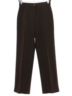 1970's Womens Dark Brown Bend Over Style Pants