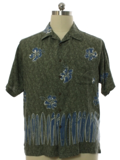 1990's Mens Rayon Hawaiian Shirt