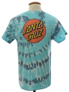 1990's Unisex Santa Cruz Double Stitch Tie Dye T-shirt