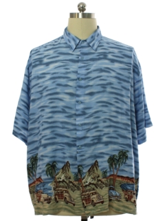 1990's Mens Rayon Hawaiian Shirt