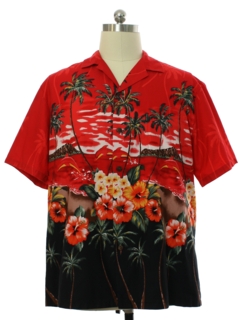 1980's Mens Hawaiian Shirt