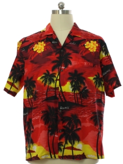 1980's Mens Hawaiian Shirt