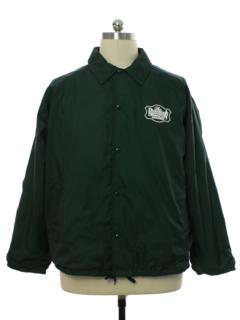 1990's Mens Durango Railroad Windbreaker Snap Front Work Jacket