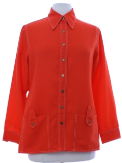 1960's Womens Mod Tunic Style Shirt