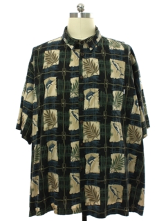 1980's Mens Cotton Lawn Hawaiian Shirt