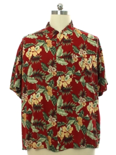 1990's Mens Rayon Hawaiian Shirt