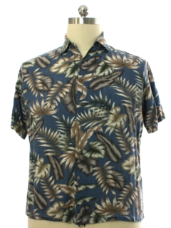 1990's Mens Rayon Hawaiian Shirt