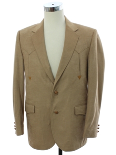 1980's Mens Western Blazer Sport Coat Jacket