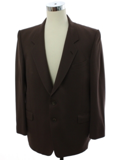 1990's Mens Wool Gabardine Blazer Sport Coat Jacket