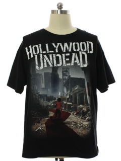 1990's Mens Hollywood Undead Band T-Shirt