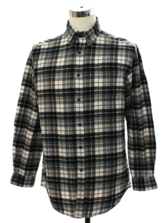 1990's Mens Plaid Flannel Shirt
