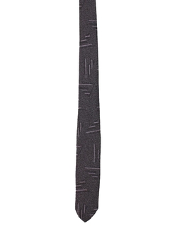 1980's Mens Totally 80s Sergio Valente Skinny Totally 80s Designer Necktie