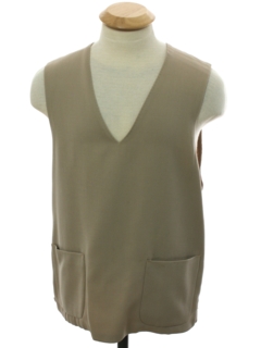 1940's Unisex Fab Forties Gabardine Vest