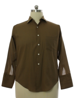 1960's Mens Mod French Cuff Shirt