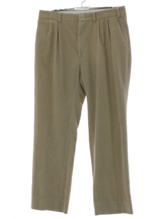 1980's Mens Pleated Corduroy Pants