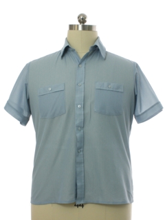 1980's Mens Sheer Sport Shirt